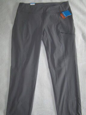 NWT COLUMBIA Lined Pants Omni Shield City Grey Women's XXL